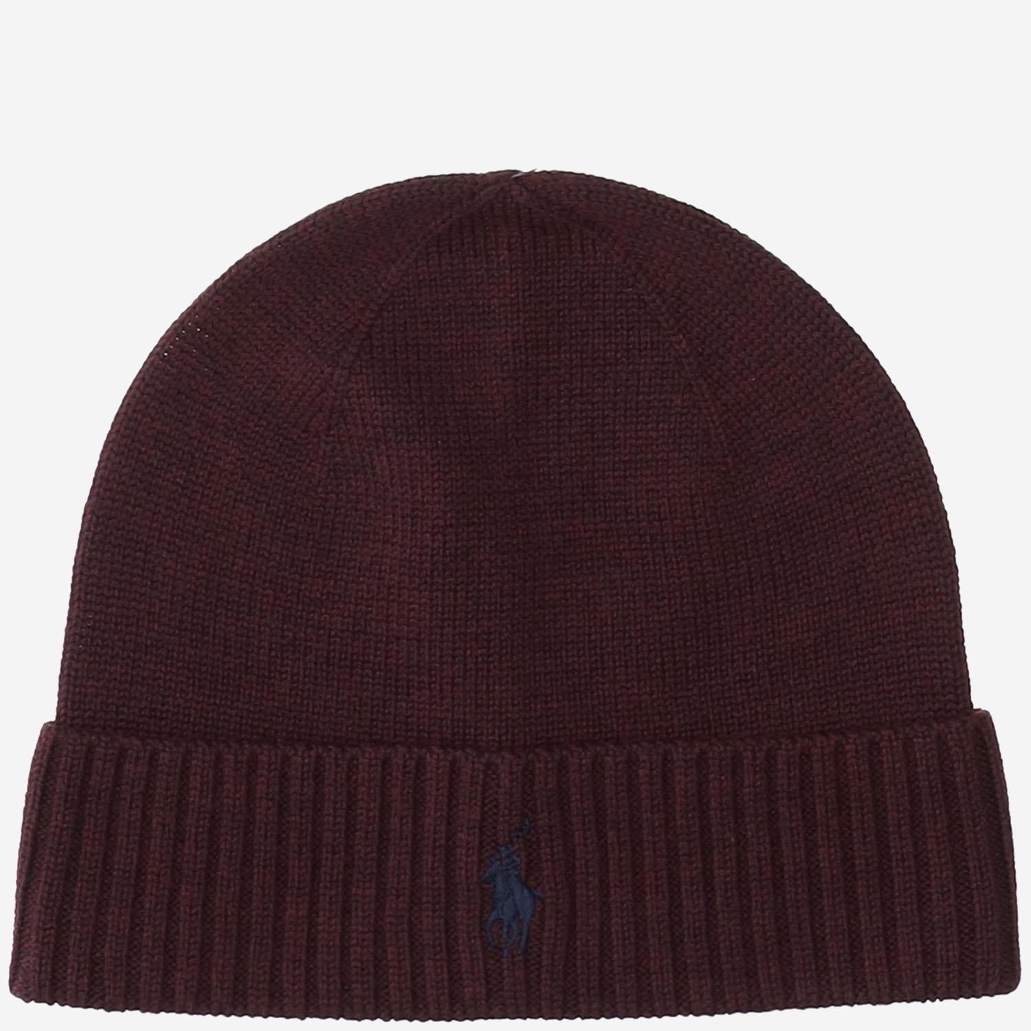 BEANIE IN LANA CON LOGO 710886137 006 POLO RALPH LAUREN 