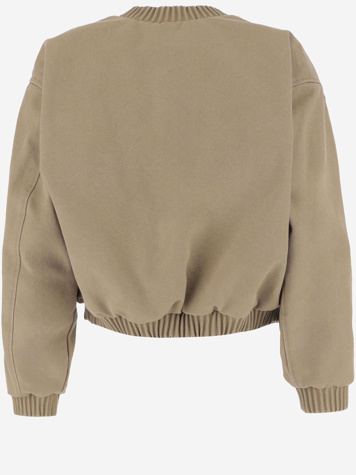 GIACCA IN MISTO COTONE CON LOGO WDJP324030U BG WE11 DONE 