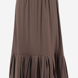 Gonna lunga in seta stretch 010861 2032703 DRIES VAN NOTEN 