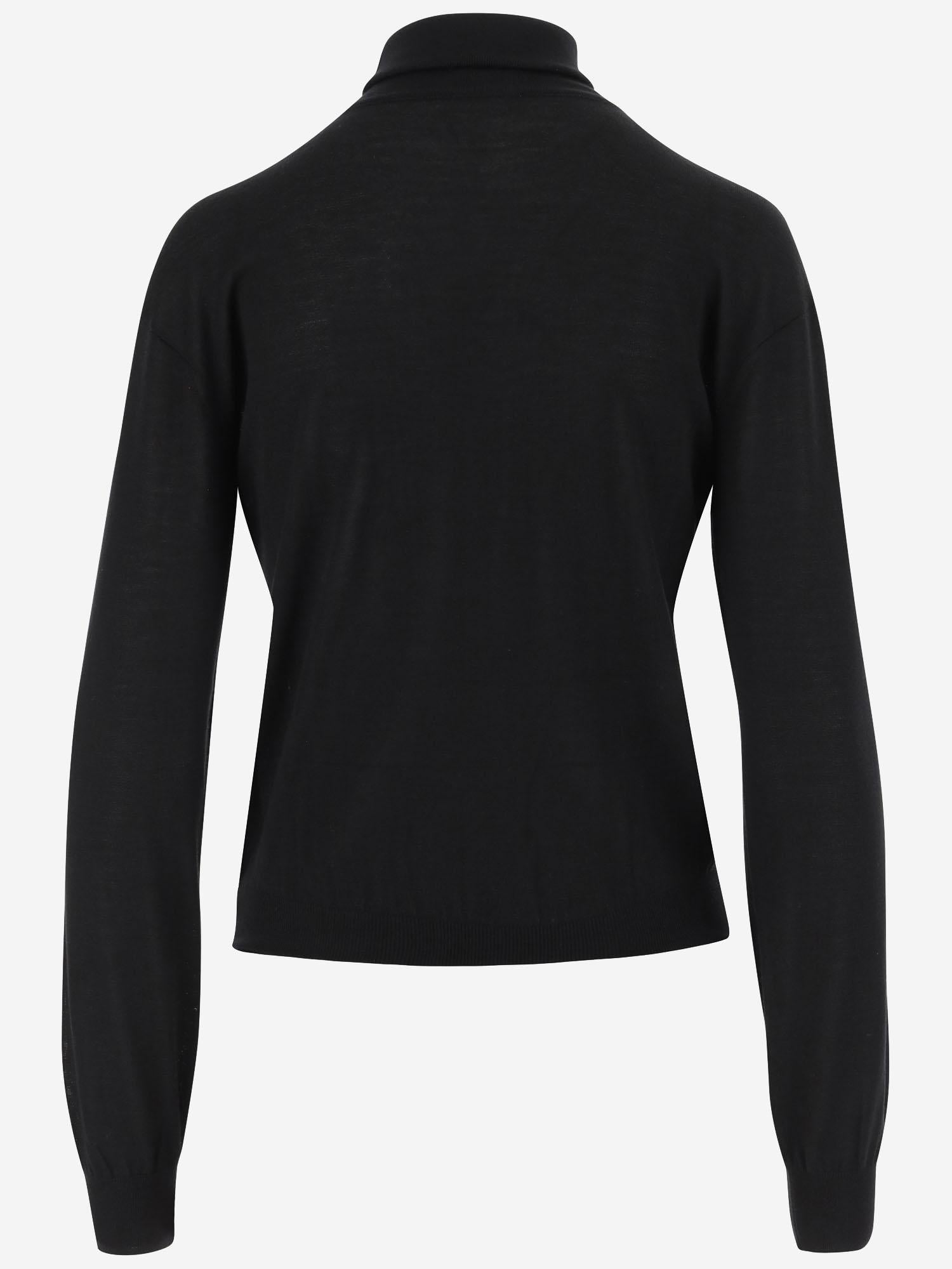 PULLOVER IN MISTO LANA E CASHMERE 840802 YAPK21000 SAINT LAURENT 