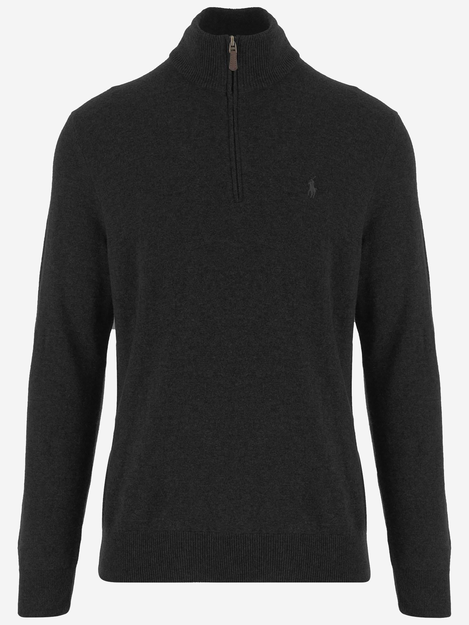 MAGLIA IN LANA CON LOGO 710876756 002 POLO RALPH LAUREN 