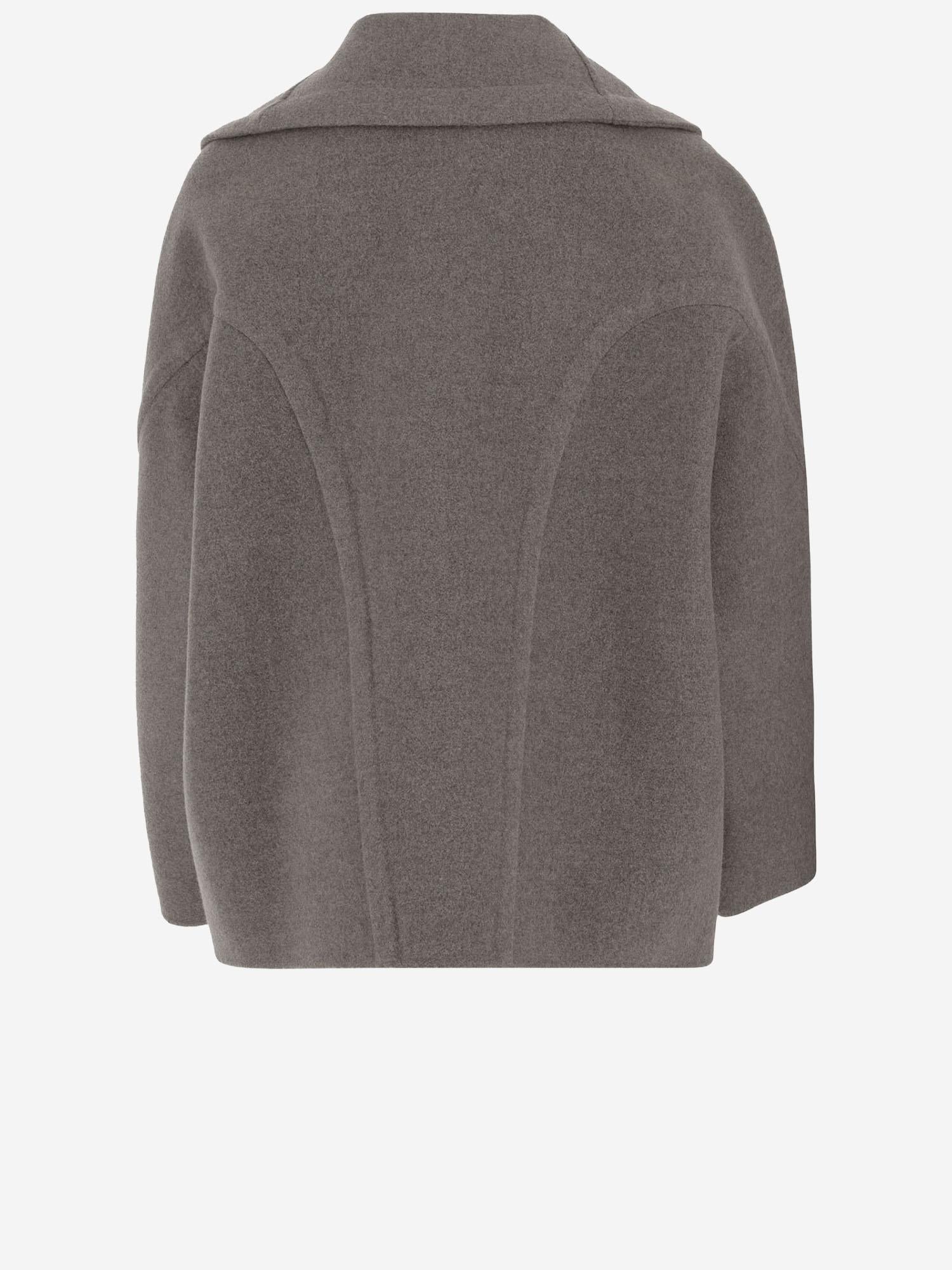 CAPOTTO IN LANA VERGINE 10602W4238 GRY THE ROW 