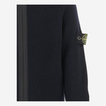 MAGLIONE CON ZIP IN LANA VERGINE 5100012 S0C02V0020 STONE ISLAND KIDS 