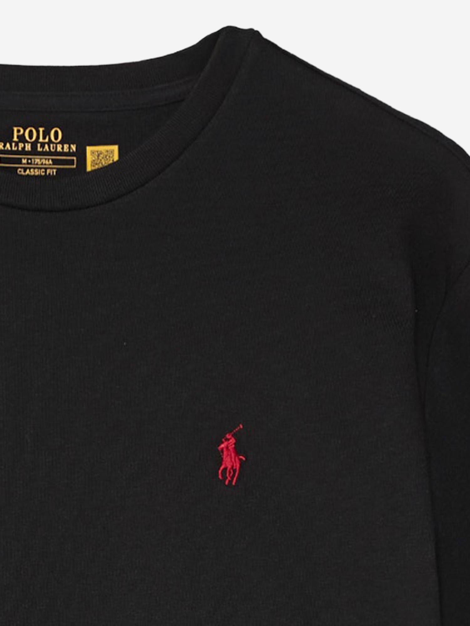 T-SHIRT IN COTONE CON LOGO 710707087 002 POLO RALPH LAUREN 
