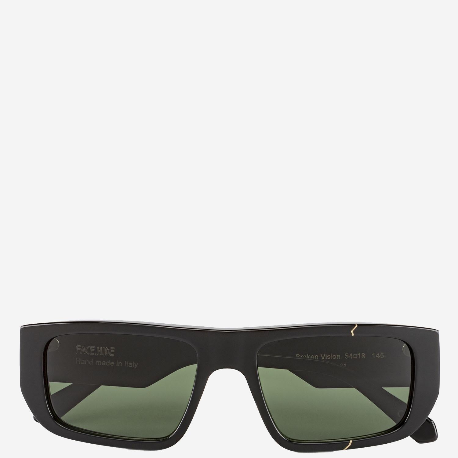 OCCHIALI DA SOLE VISION COSMO CON LOGO BROKENVSION PREMIERE FACE HIDE 