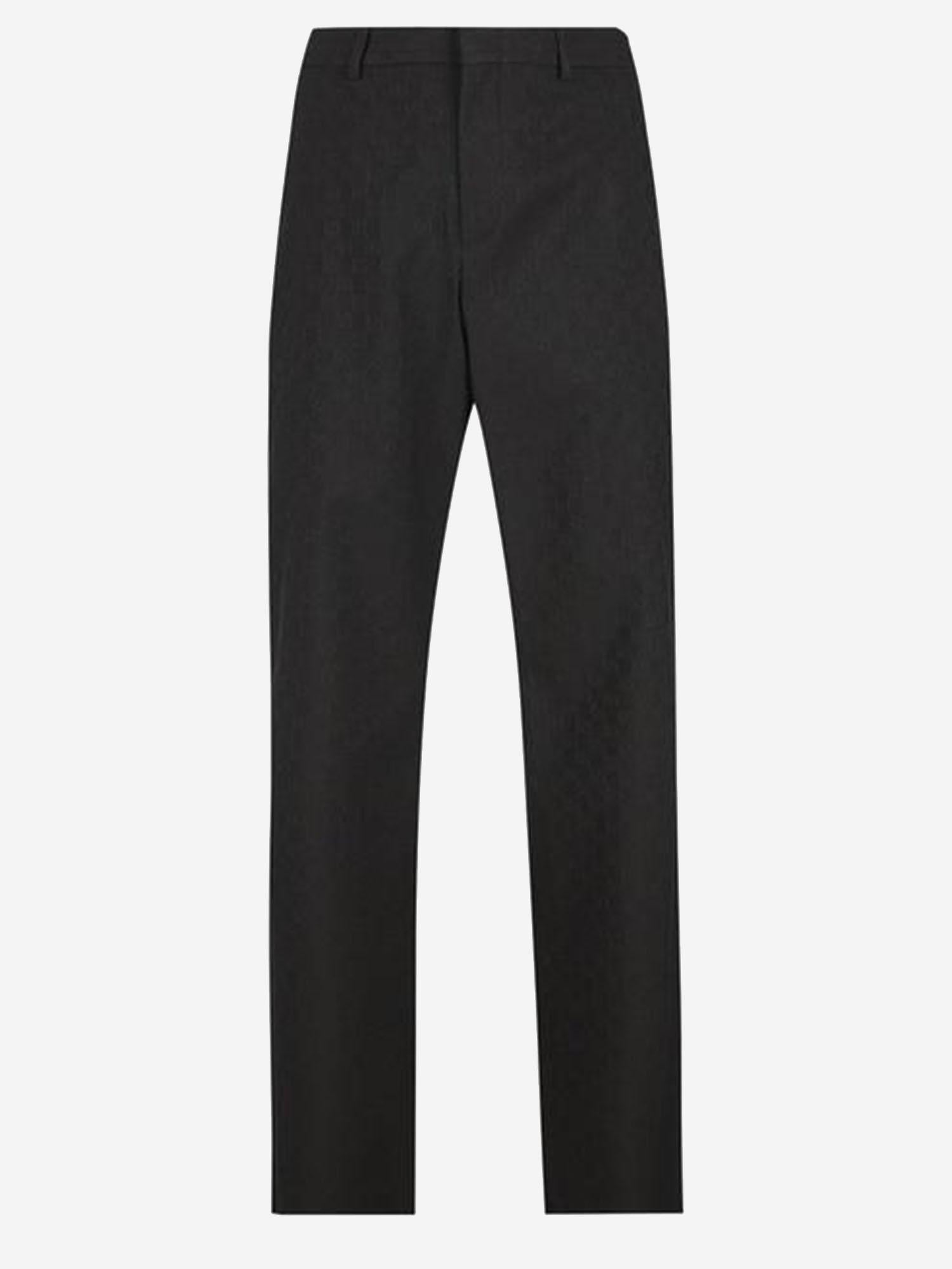 PANTALONI IN MISTO LANA CON MOTIVO GG 864053 ZAUUC1000 GUCCI 