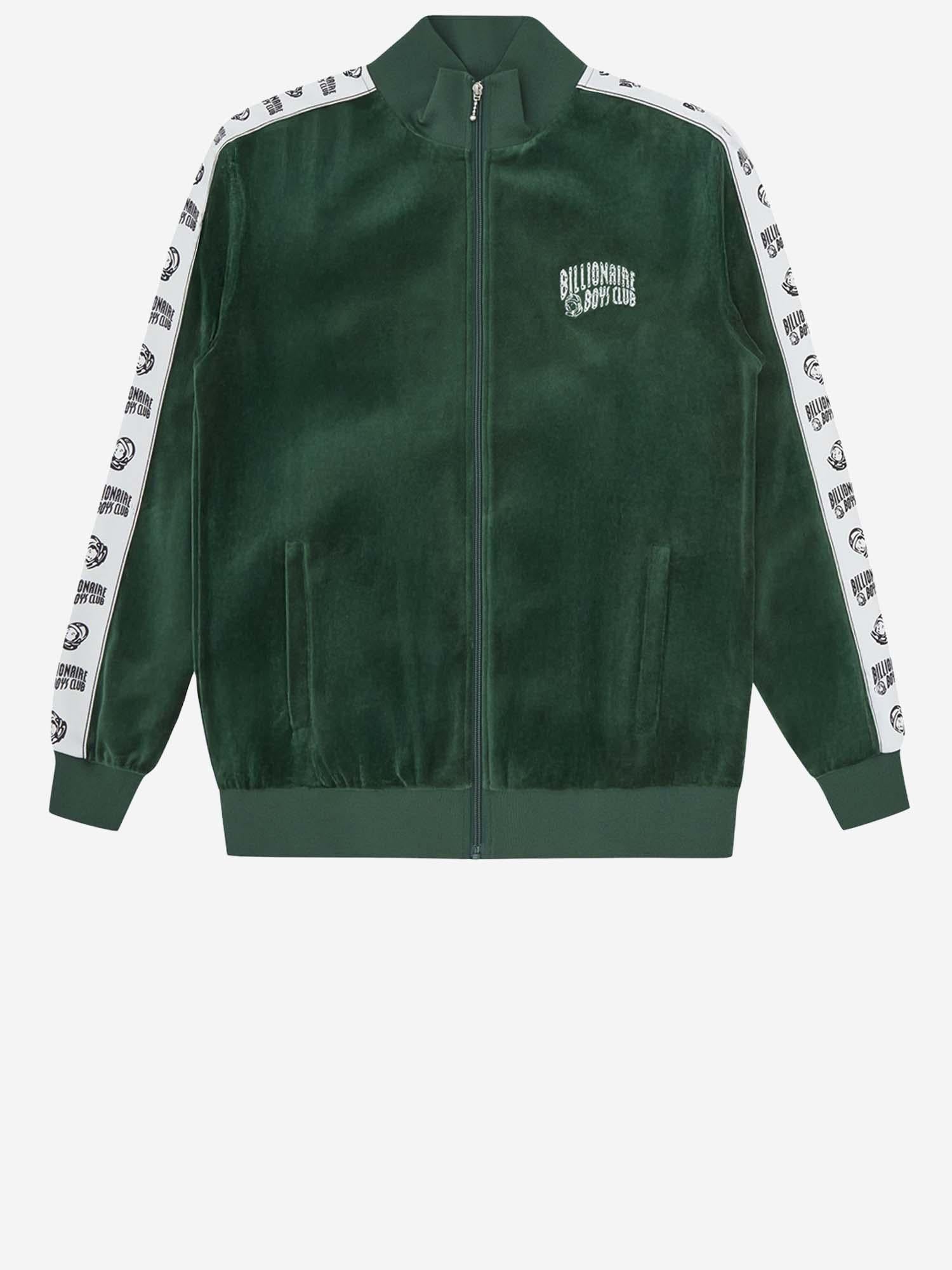 GIACCA IN MISTO COTONE CON LOGO E BANDE LATERALI B25355 DARK GREEN BILLIONAIRE BOYS CLUB 