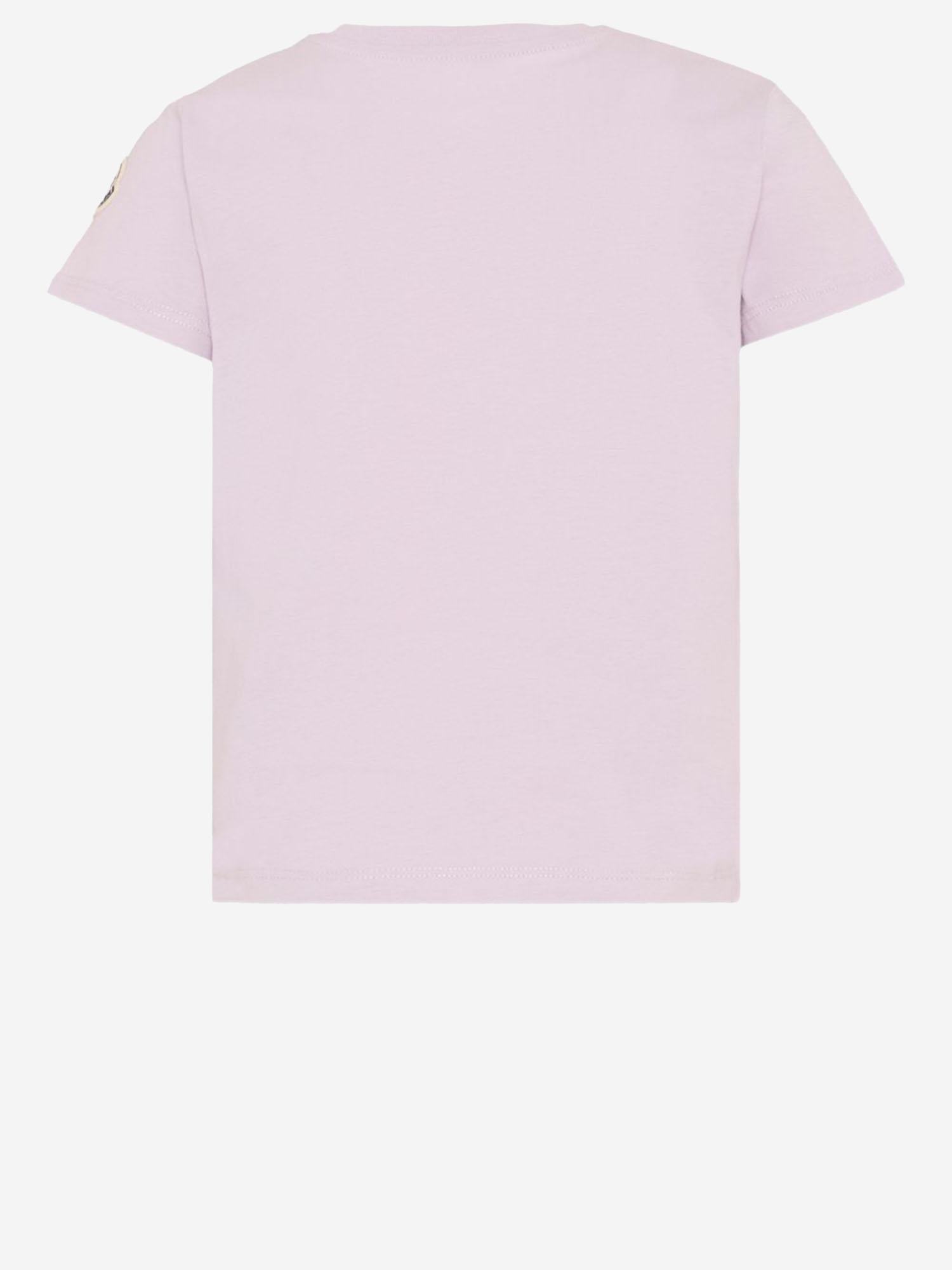 T-SHIRT IN COTONE CON LOGO 8C0000989AT9 509 MONCLER ENFANTS 