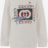 FELPA IN COTONE CON STAMPA 569693 XJHFI9214 GUCCI KIDS 