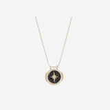 COLLANA NERO DIWALI BOHO CO297 ORO MYA BAY 