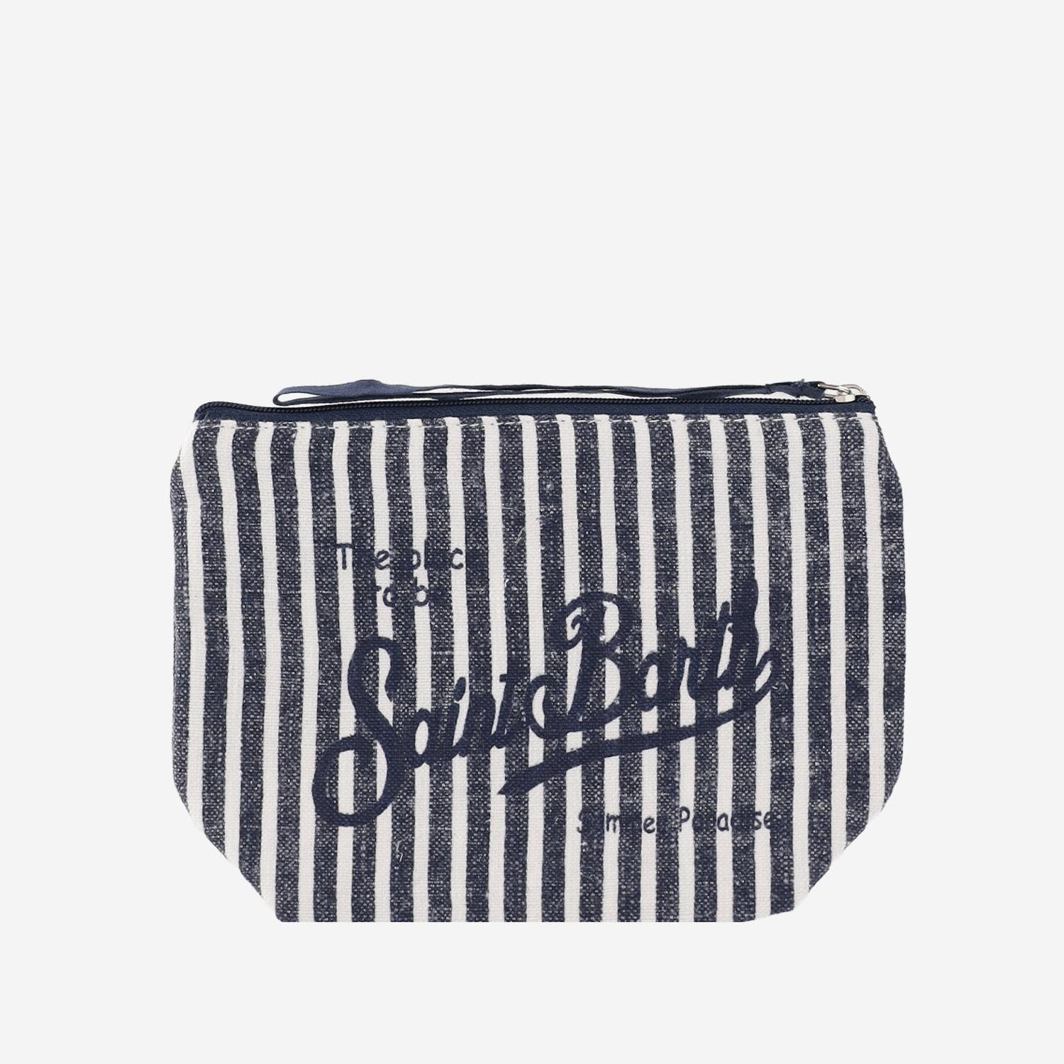 POCHETTE ALINE CON LOGO A RIGHE ALI0004 02414L MC2 SAINT BARTH 