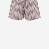 PANTALONI CORTI IN COTONE CON MOTIVO A RIGHE 810783 Z7AR09081 GUCCI 