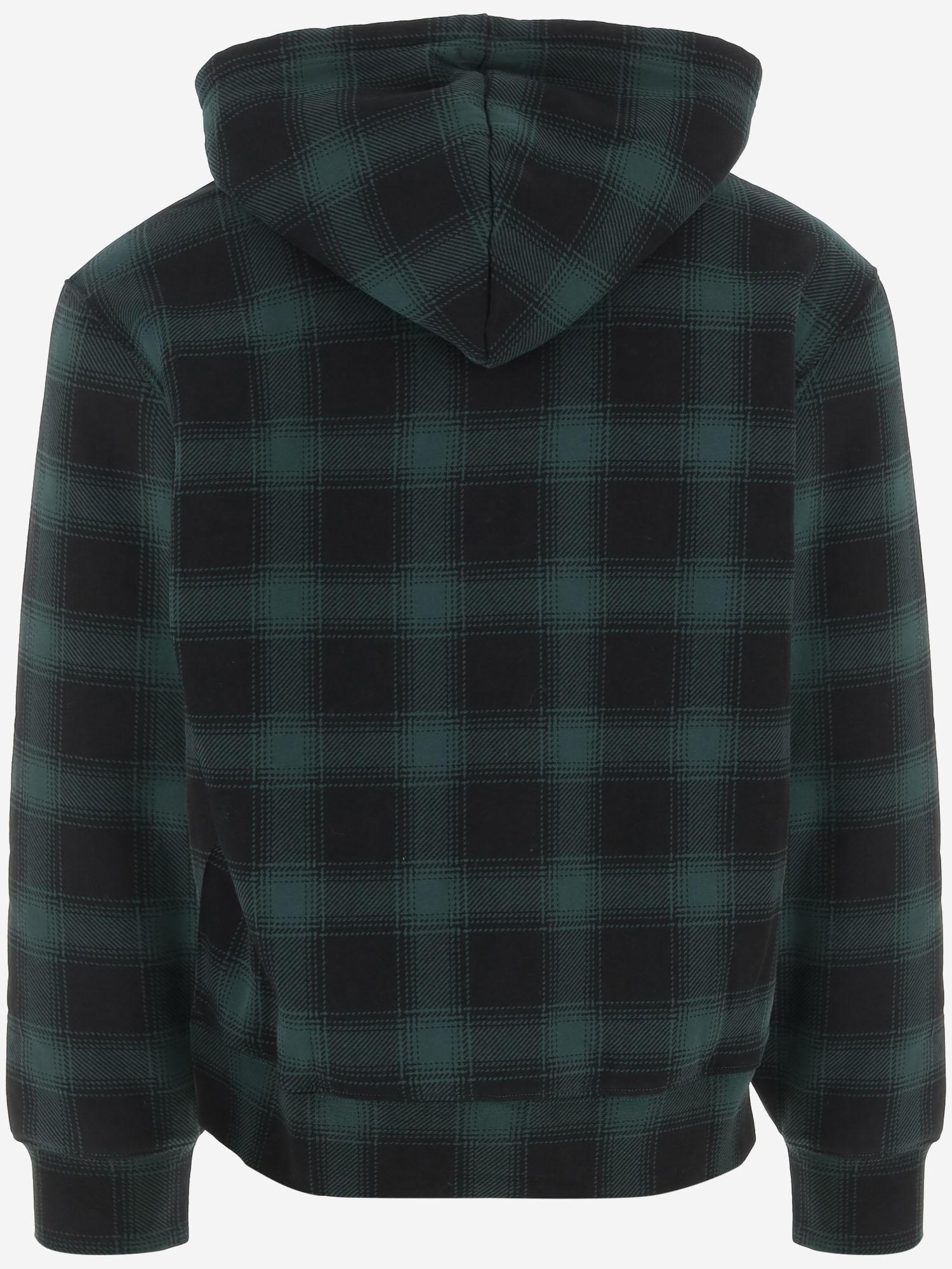 FELPA IN COTONE CON MOTIVO A QUADRI 710981464 001 POLO RALPH LAUREN 