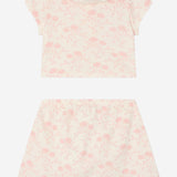 SET LAELIA IN COTONE CON MOTIVO A FIORI S06NNIK00012 521 BONPOINT KIDS 