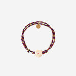 Bracciale Guardian con perla in vetro GUARDIANHEARTGLASS WHITE SORBET ISLAND 