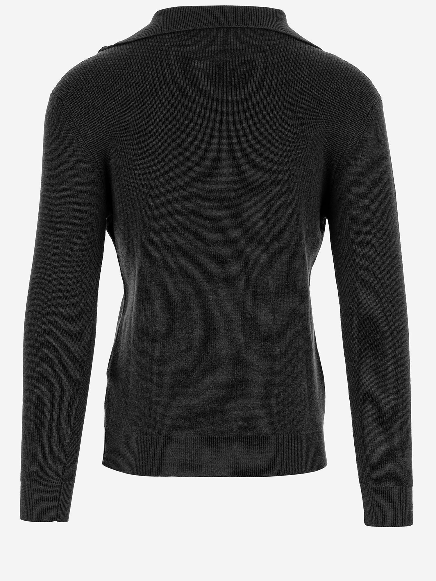 MAGLIONE LINTON IN LANA LINTON PWI2501NERO TAGLIATORE 
