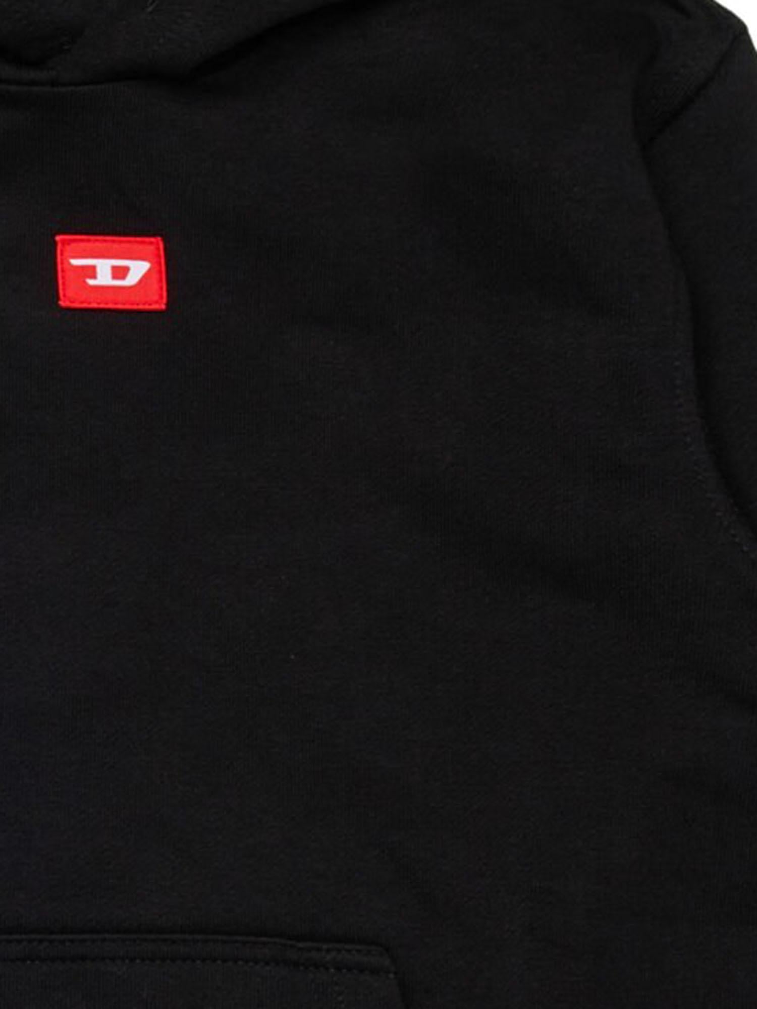 FELPA IN COTONE CON LOGO J02502 0GEADK900 DIESEL KIDS 