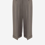 PANTALONI CROPPED IN LANA 10865W2812 DUS THE ROW 