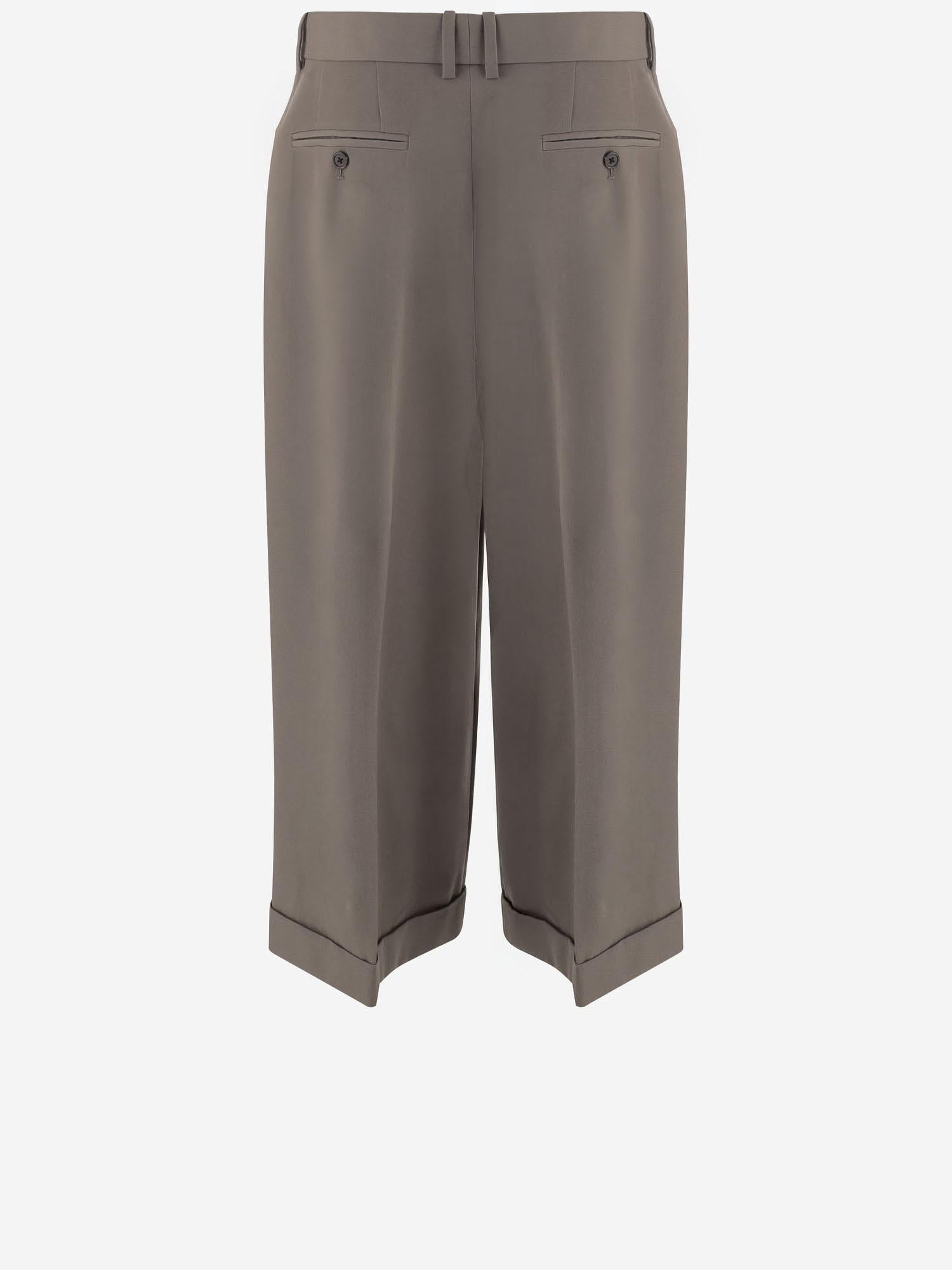 PANTALONI CROPPED IN LANA 10865W2812 DUS THE ROW 