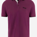 POLO IN MISTO COTONE STRETCH CON LOGO 50469102 674 HUGO BOSS 