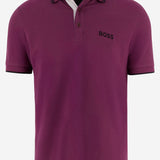 POLO IN MISTO COTONE STRETCH CON LOGO 50469102 674 HUGO BOSS 