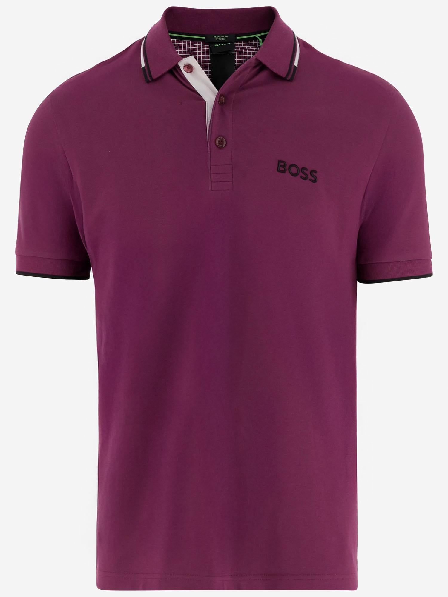 POLO IN MISTO COTONE STRETCH CON LOGO 50469102 674 HUGO BOSS 