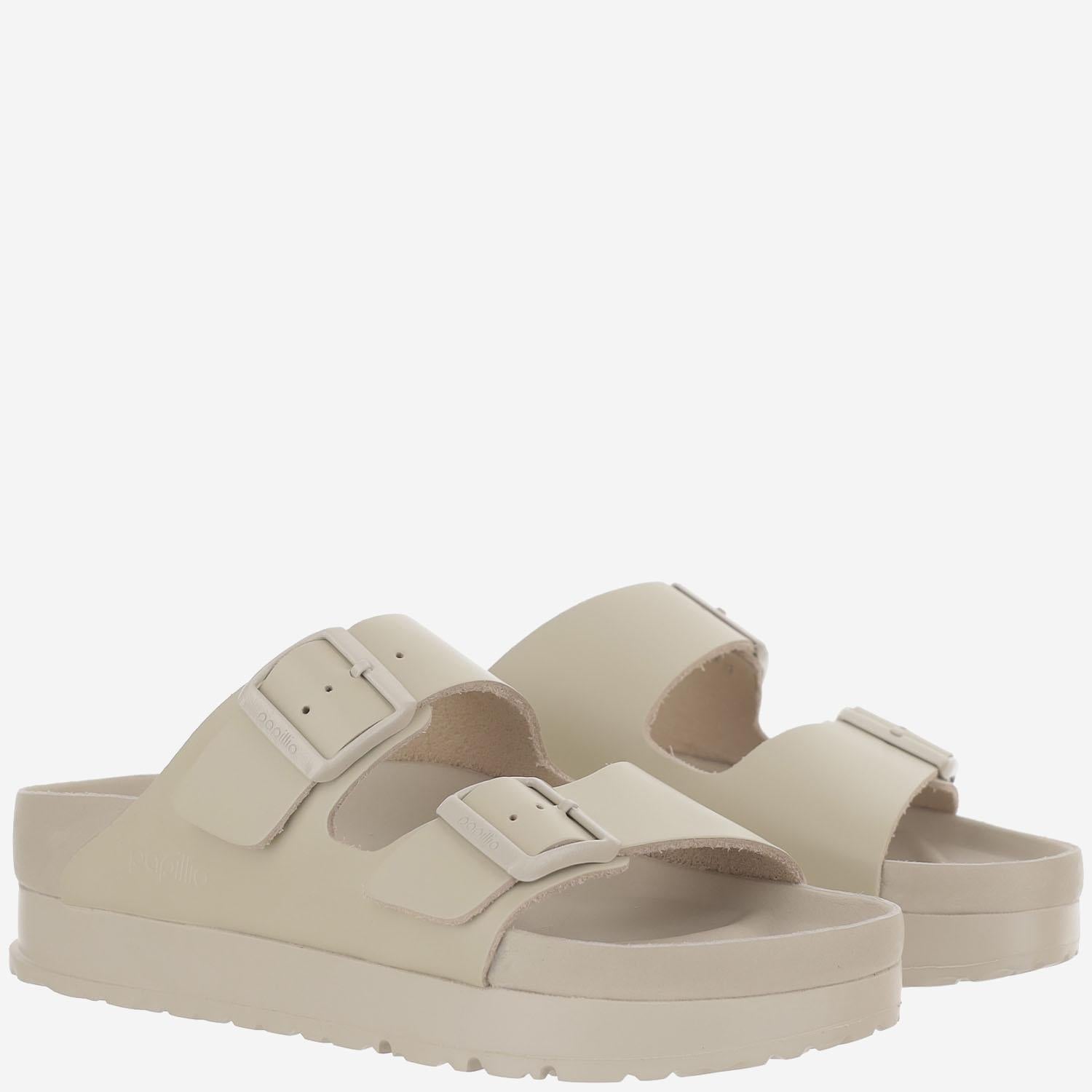 SANDALI ARIZONA PAP FLEX IN PELLE 1031470 OYSTER BIRKENSTOCK 