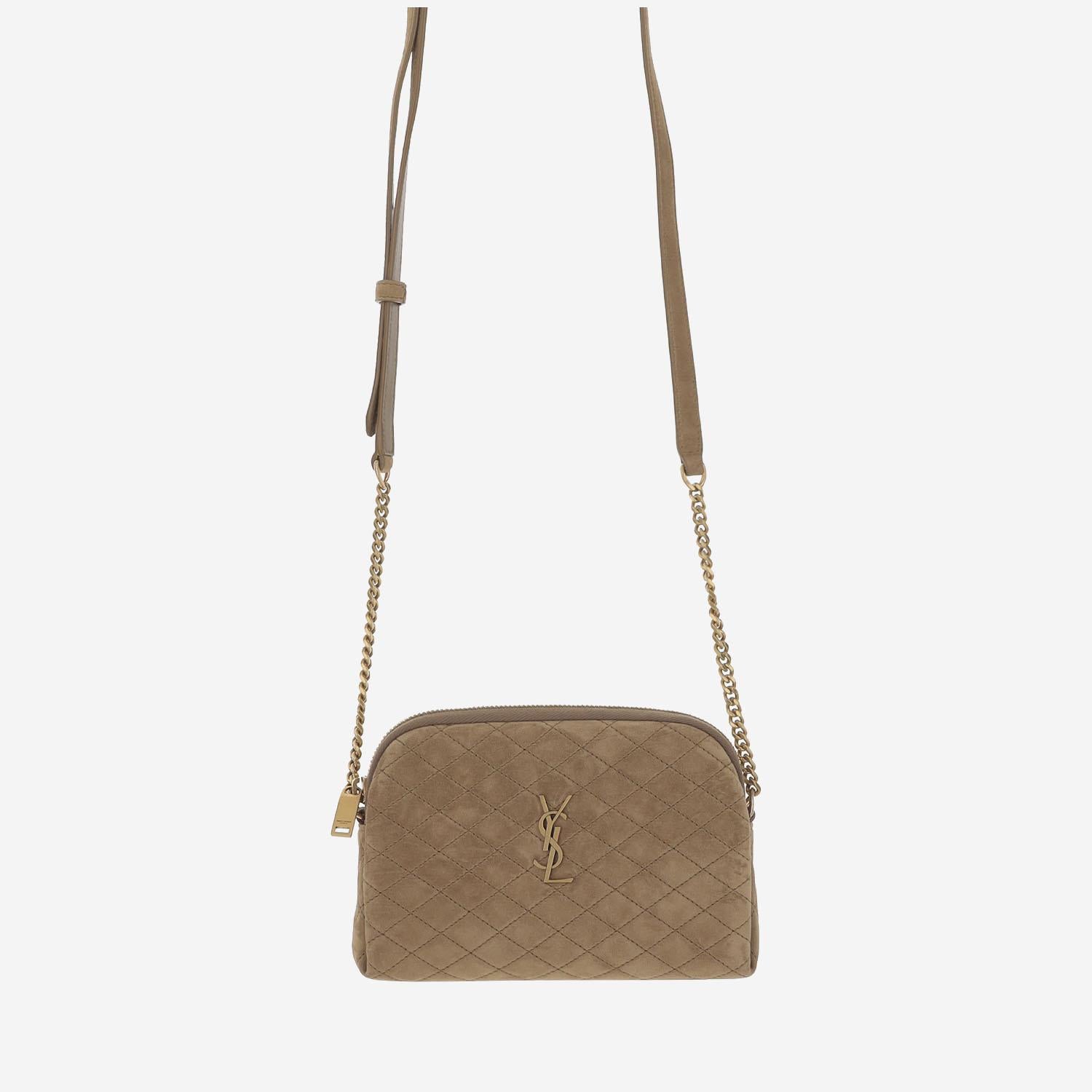 POCHETTE GABY IN PELLE SCAMOSCIATA 733667 1U8073194 SAINT LAURENT 