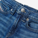 JEANS CORTI PGALLYB IN COTONE STRETCH K00361 KXBSCK01 DIESEL KIDS 