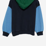 FELPA CON CAPPUCCIO IN COTONE CON LOGO B225AC048  BOBO CHOSES KIDS 