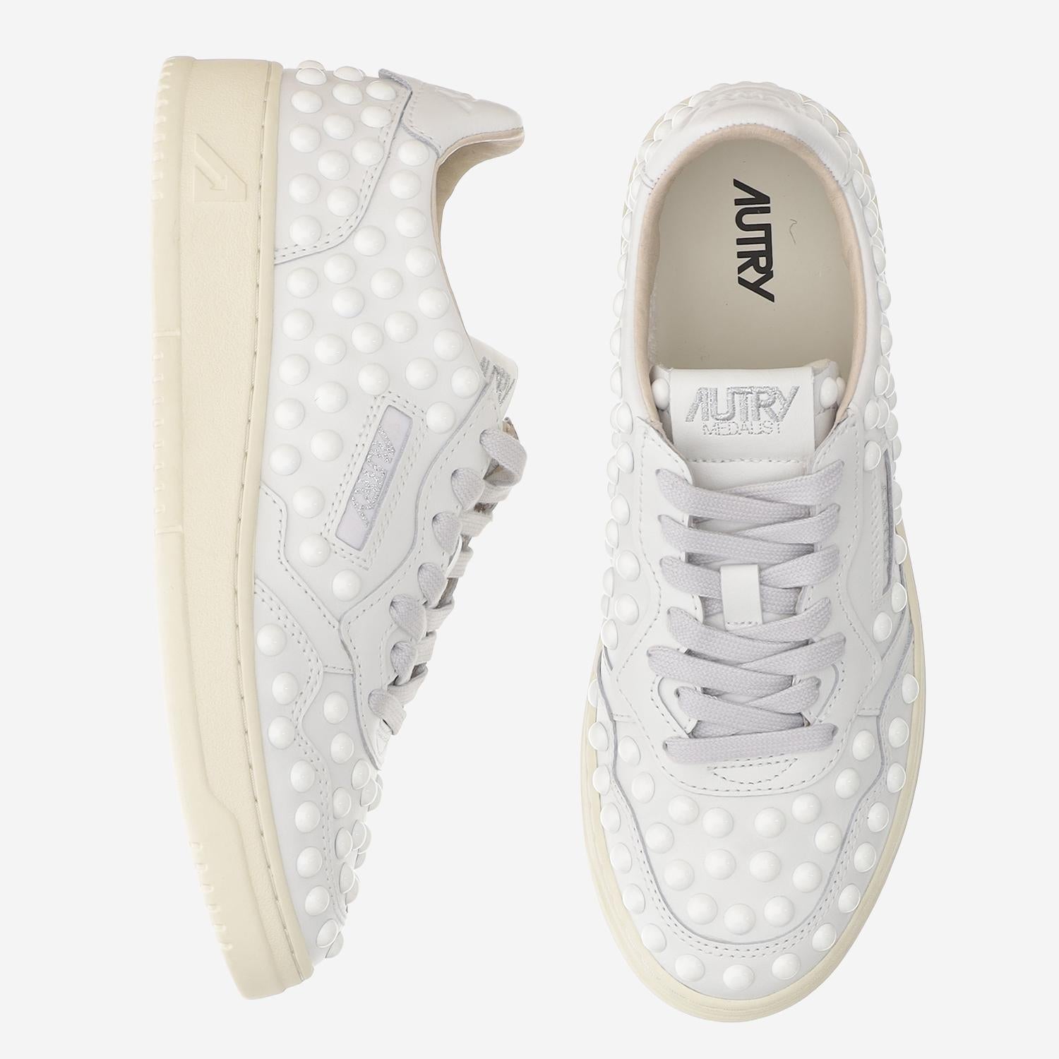 SNEAKERS MEDALIST LOW AULMPH01 LEATPEAWHTWHT AUTRY 