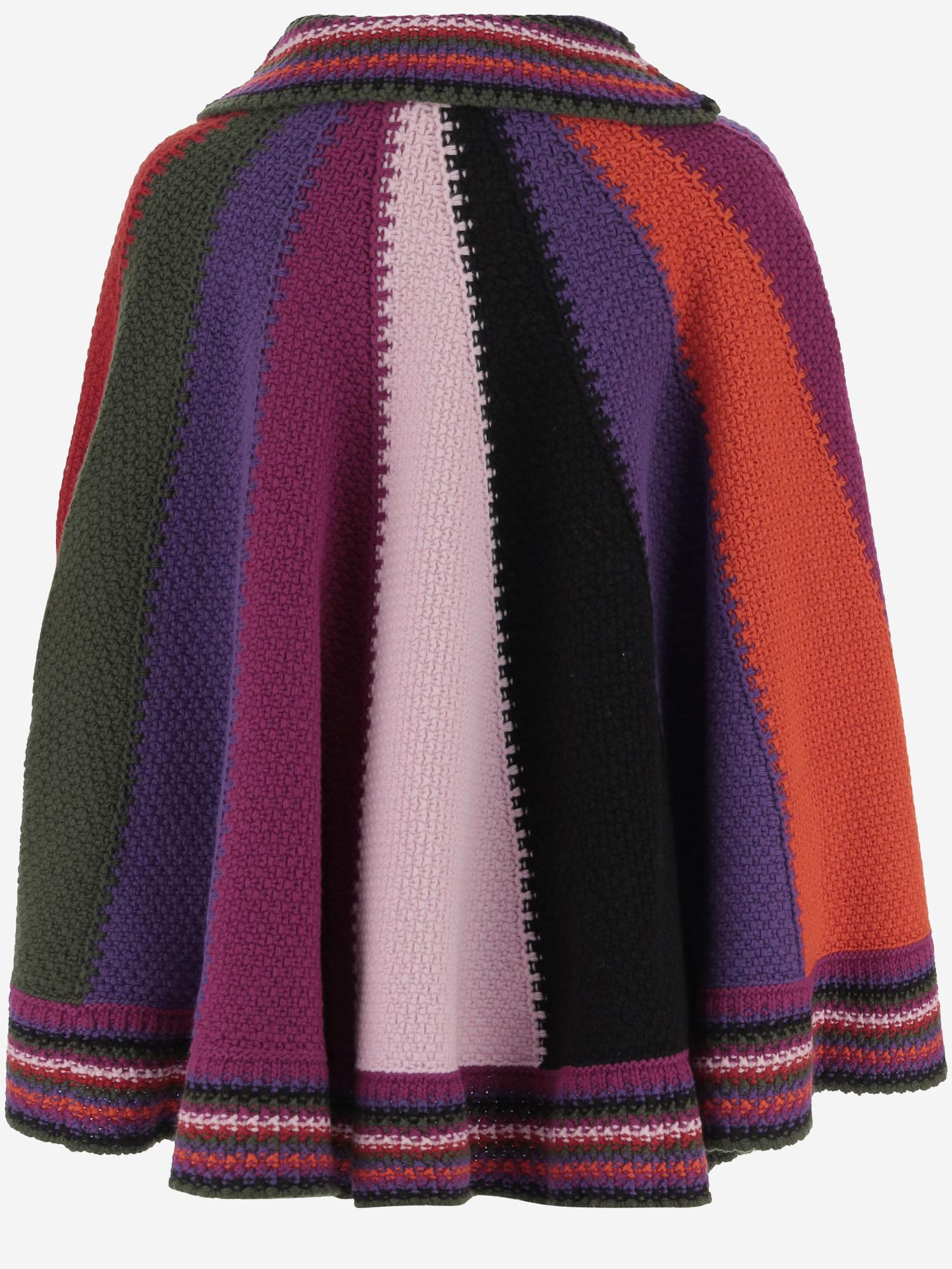MANTELLA IN LANA COLOR-BLOCK 5UKA01 5U963017 EMILIO PUCCI 