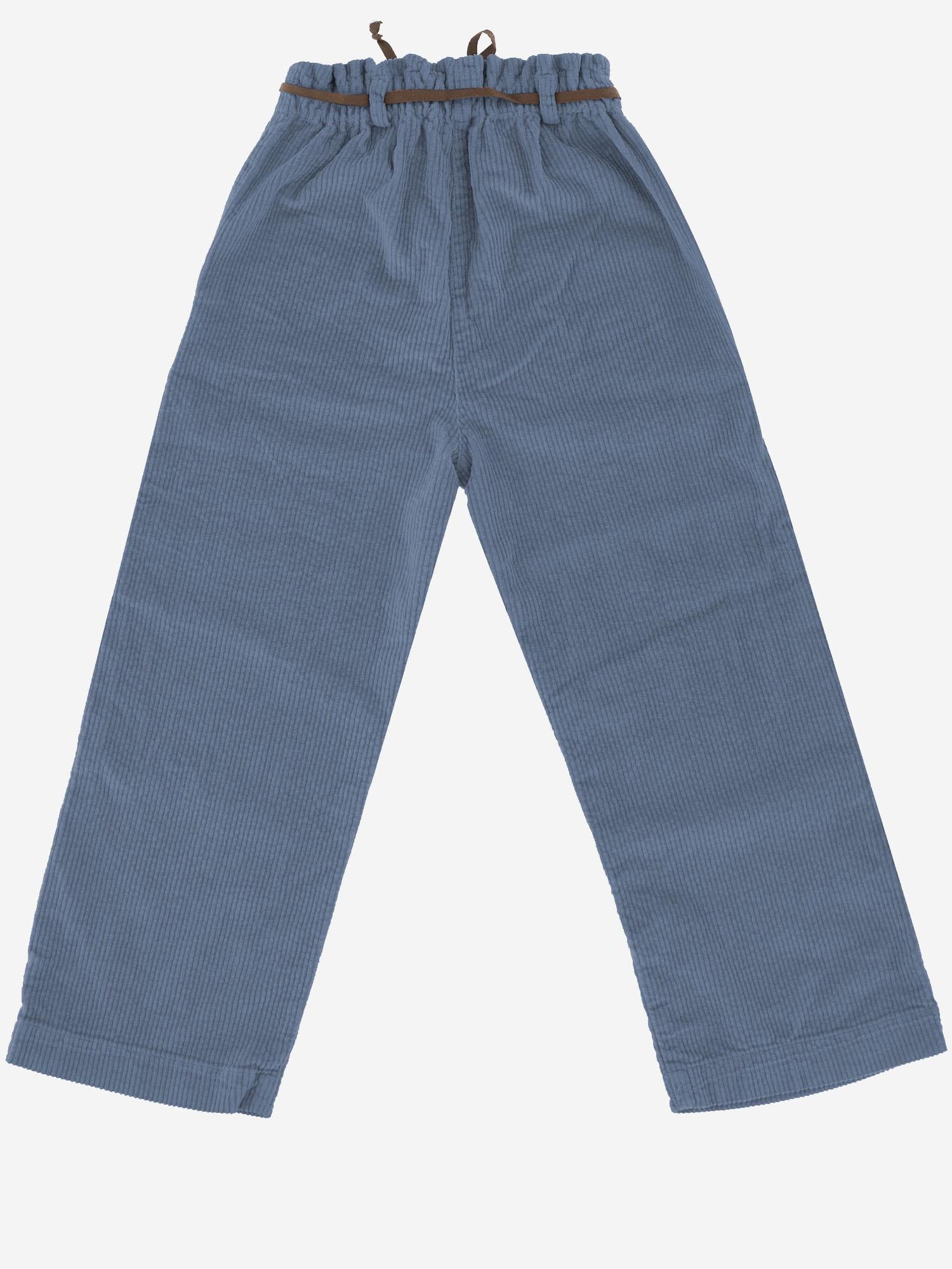PANTALONI IN VELLUTO DI COTONE STRETCH 04548123 280 BABE & TESS KIDS 