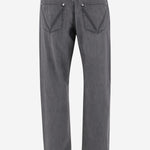JEANS IN DENIM DI COTONE 813511 V5SO01003 BOTTEGA VENETA 