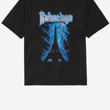 T-SHIRT IN COTONE CON STAMPA 850345 TUVE71000 BALENCIAGA 