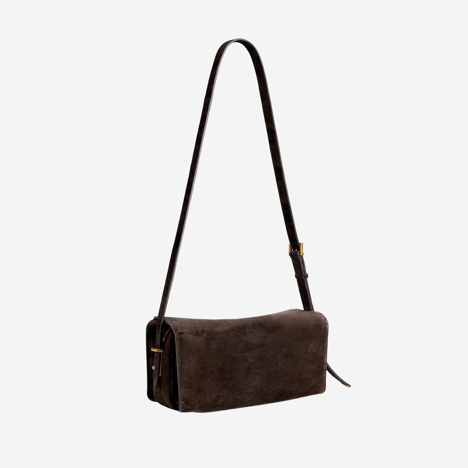 BORSA A SPALLA IN PELLE SCAMOSCIATA 868102 2ACJ02362 BALENCIAGA 