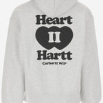 Felpa Heart II Hartt in cotone con logo I035176 482XX CARHARTT WIP 