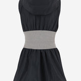 ABITO SENZA MANICHE CON CAPPUCCIO E ZIP MF6223 19ECF005R MIU MIU 