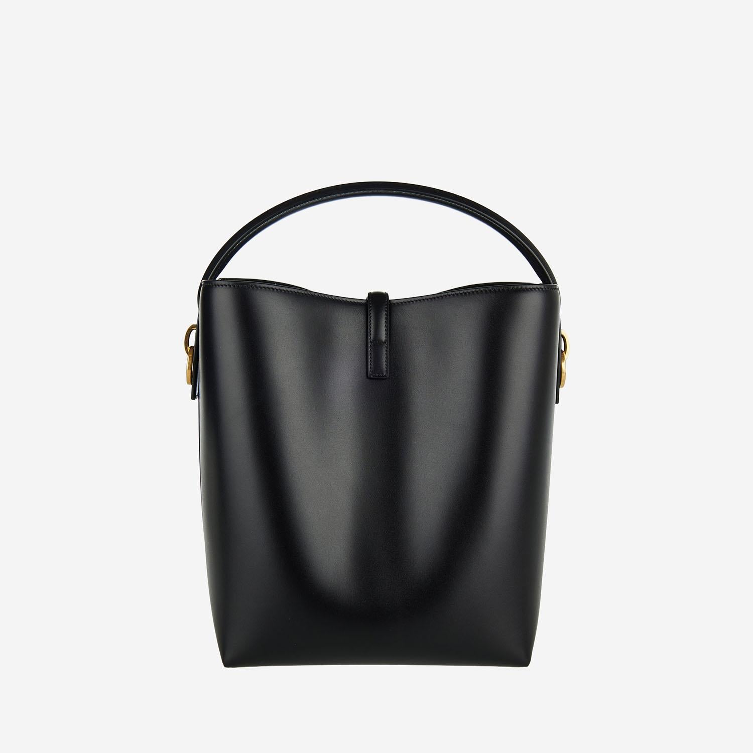 BORSA LE 37 IN PELLE LUCIDA 860941 2R20W1000 SAINT LAURENT 