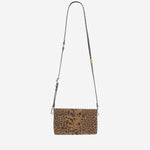 BORSA IN SUEDE CON MOTIVO ANIMALIER 106023 A32AM35Q PINKO 