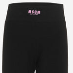 PANTALONI FLARED IN COTONE STRETCH CON LOGO S6MSJGPA071 11088 MSGM KIDS 