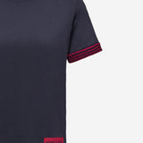 T-SHIRT IN COTONE CON DETTAGLI A CONTRASTO 8C00004 89AUO780 MONCLER 