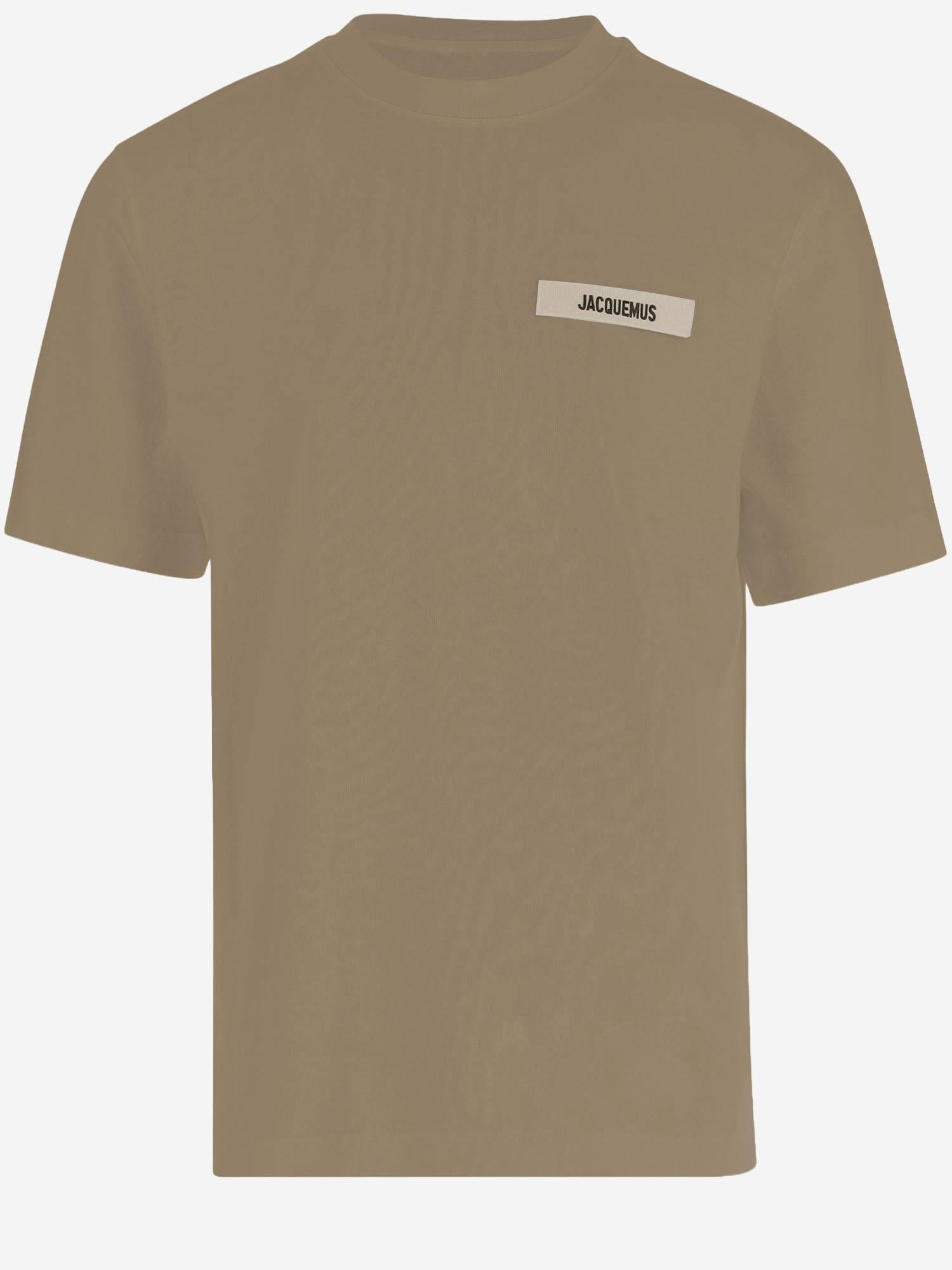 T-SHIRT IN COTONE CON LOGO TSM00133AJ00226 180 JACQUEMUS 