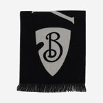 SCIARPA IN LANA CON LOGO 8109563 BLACK/CALICO BURBERRY 