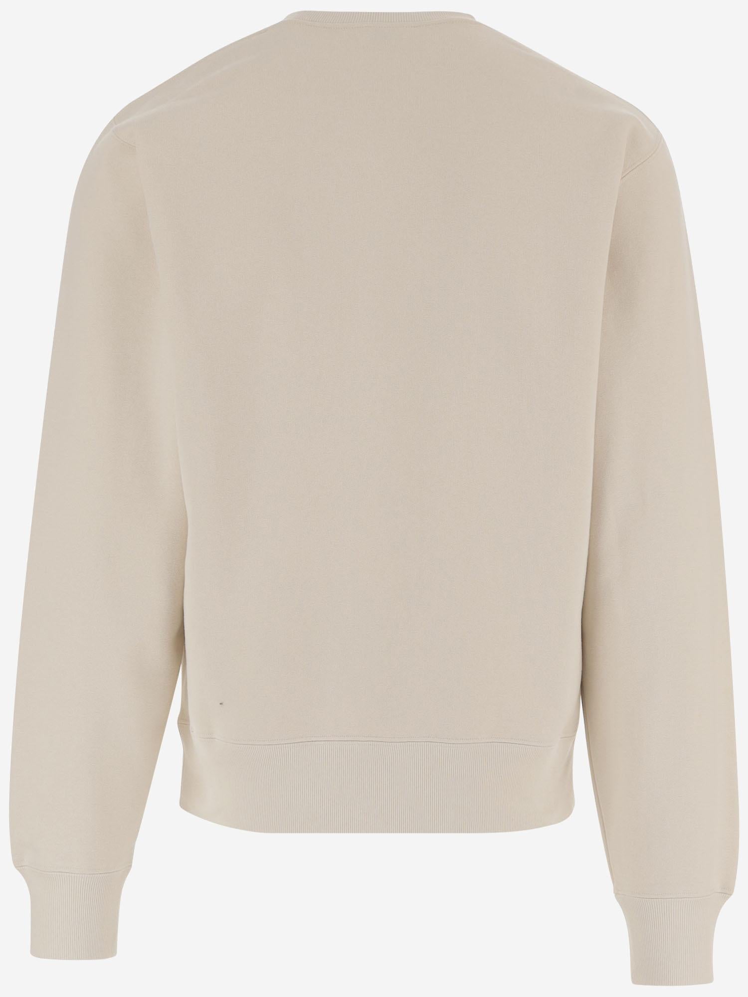 FELPA IN COTONE CON LOGO RICAMATO 859817 Y36SW7425 SAINT LAURENT 