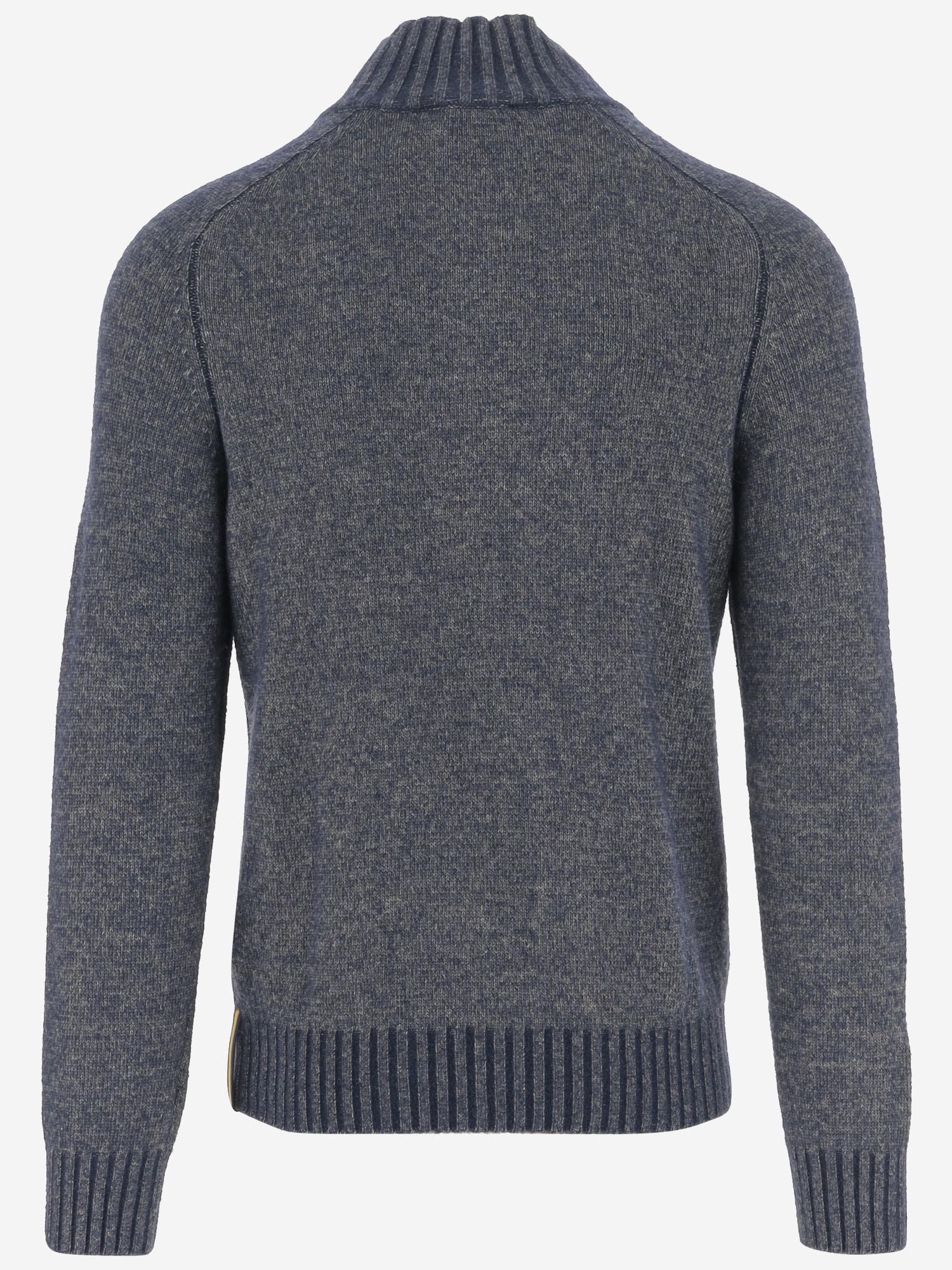 MAGLIA IN MISTO LANA CON ZIP AL COLLO K4138JW KBC K-WAY 