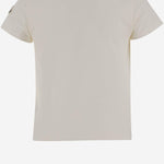 T-shirt in cotone con dettaglio realizzato alluncinetto 8C0004183907 034 MONCLER ENFANTS 