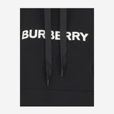 FELPA IN COTONE CON LOGO 8054386 BLACK BURBERRY 