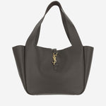 BORSA LE 5 À 7 BEA IN MORBIDA PELLE DI DAINO 763435 AADUU3212 SAINT LAURENT 