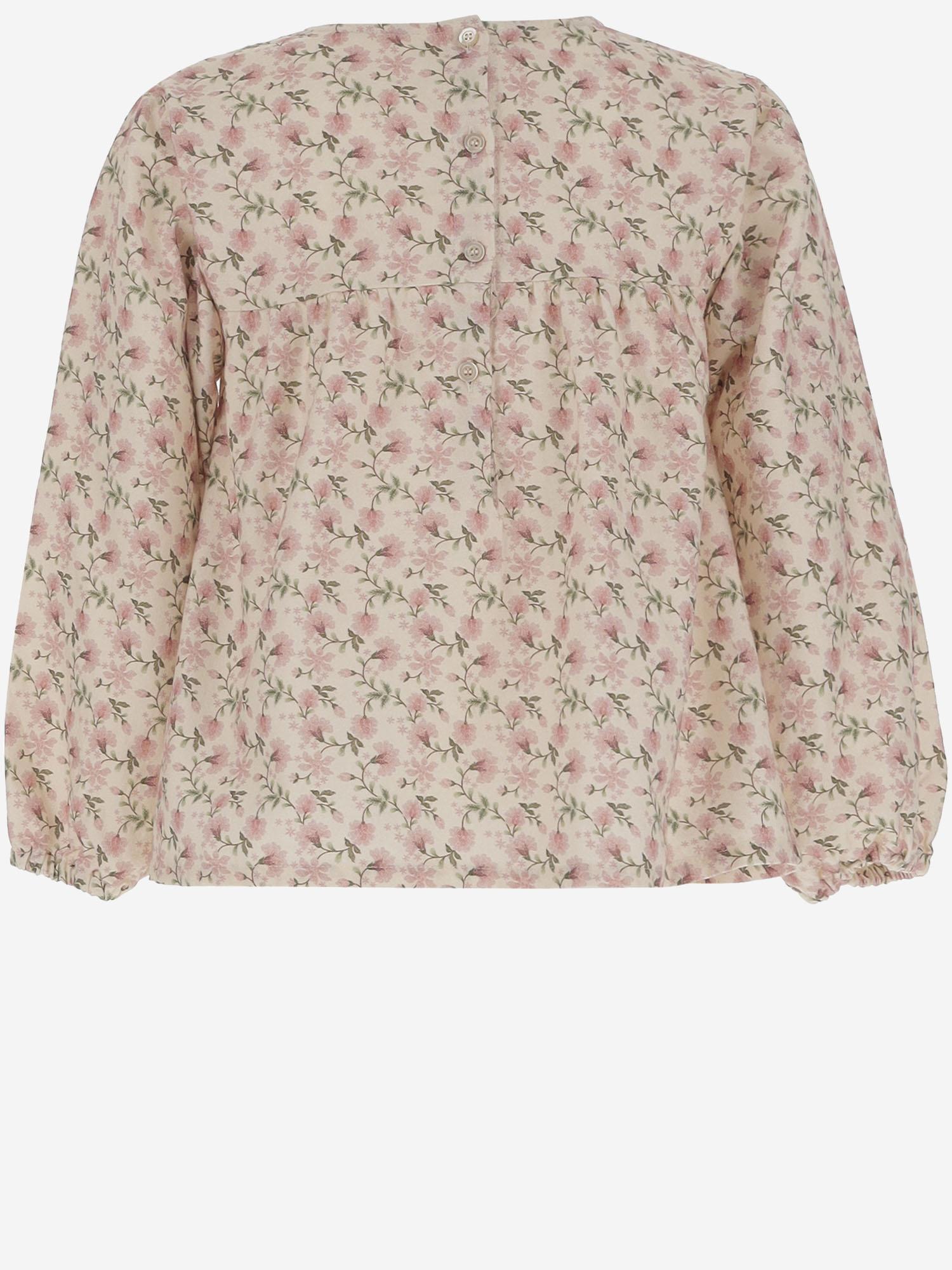 ABITO IN COTONE CON MOTIVO FLOREALE 03548099 066 BABE & TESS BAMBINO 